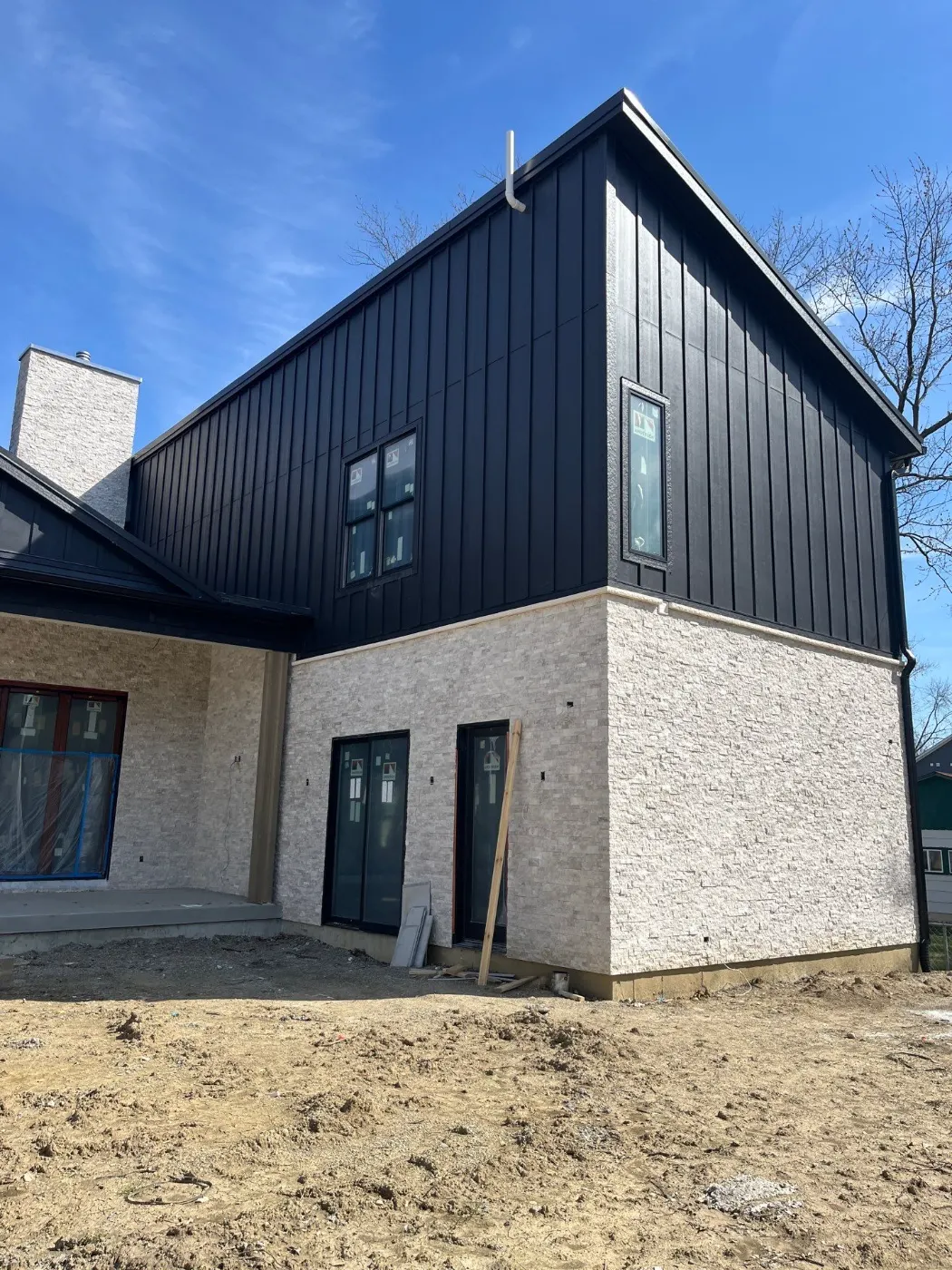 Fiber cement siding installed on a Imperial Hills home